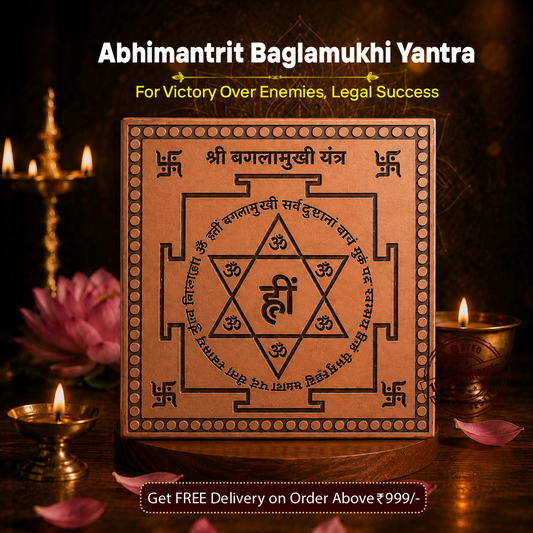 Abhimantrit Baglamukhi Yantra