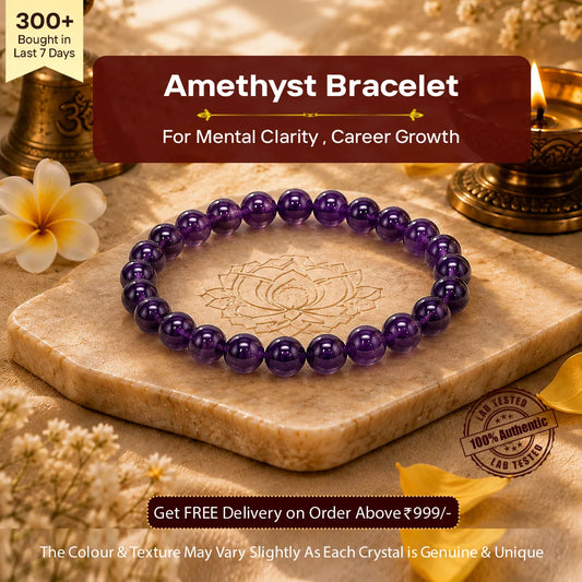 Amethyst Bracelet for Makar (Capricorn)