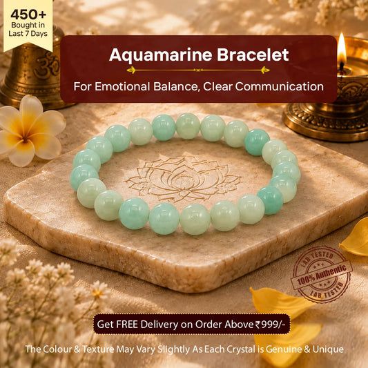 Aquamarine Bracelet for Calm & Clear Communication