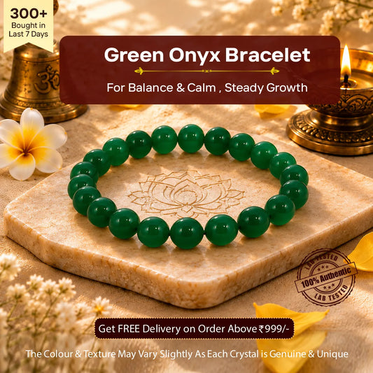 Green Onyx Bracelet for Kanya (Virgo)