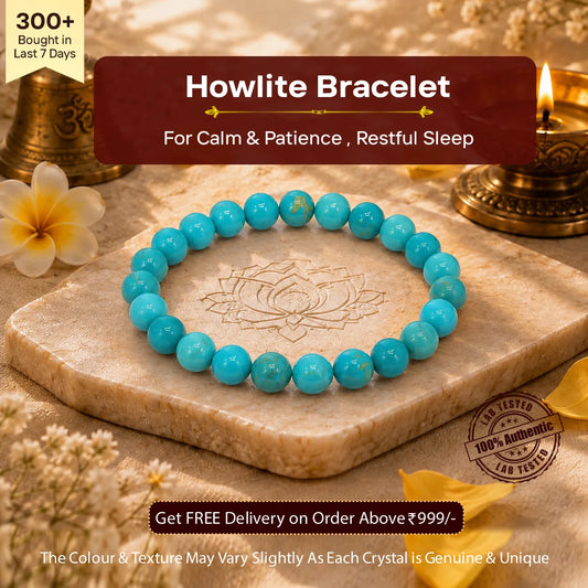Howlite Bracelet for Calm & Better Sleep
