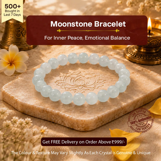 Moonstone Bracelet for Karka (Cancer)