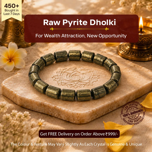 Raw Pyrite Dholki Bracelet
