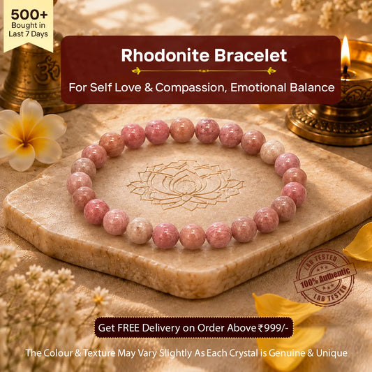 Rhodonite Bracelet for Love & Emotional Healing