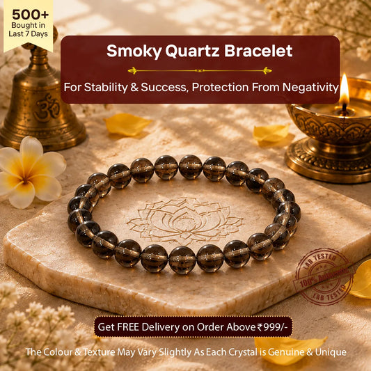 Smoky Quartz Bracelet for Stress Relief
