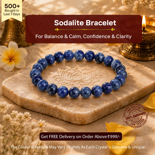 Sodalite Bracelet for Calm & Clear Thinking