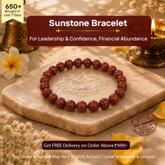 Sunstone Bracelet for Simha (Leo)