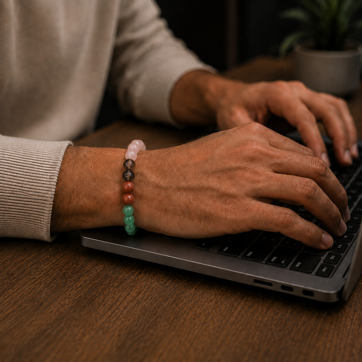Vrishabh (Taurus) Rashi Panch Ratna Bracelet