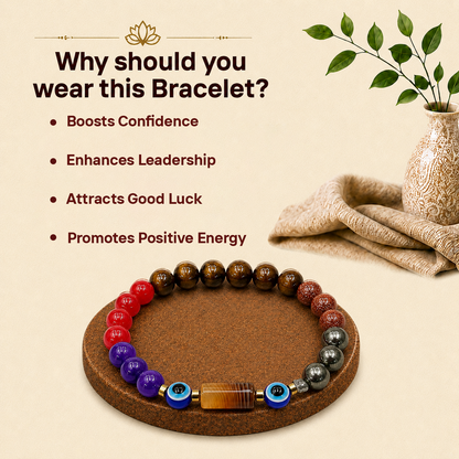 Simha (Leo) Rashi Panch Ratna Bracelet