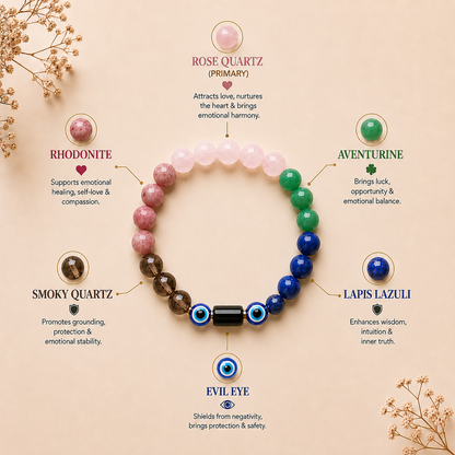 Tula (Libra) Rashi Panch Ratna Bracelet