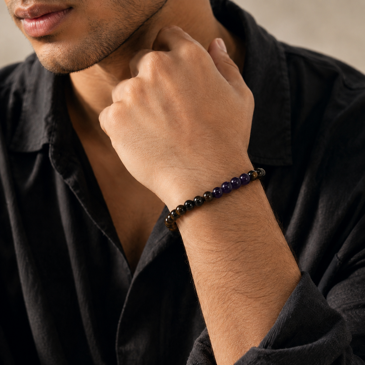 Makar (Capricorn) Rashi Panch Ratna Bracelet