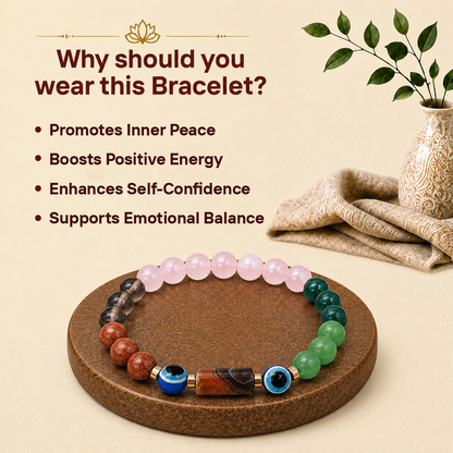 Vrishabh (Taurus) Rashi Panch Ratna Bracelet